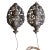 Wired with switched silk wrapped cords so that they are ready to plug in and use on any wall. These sconces can also be...