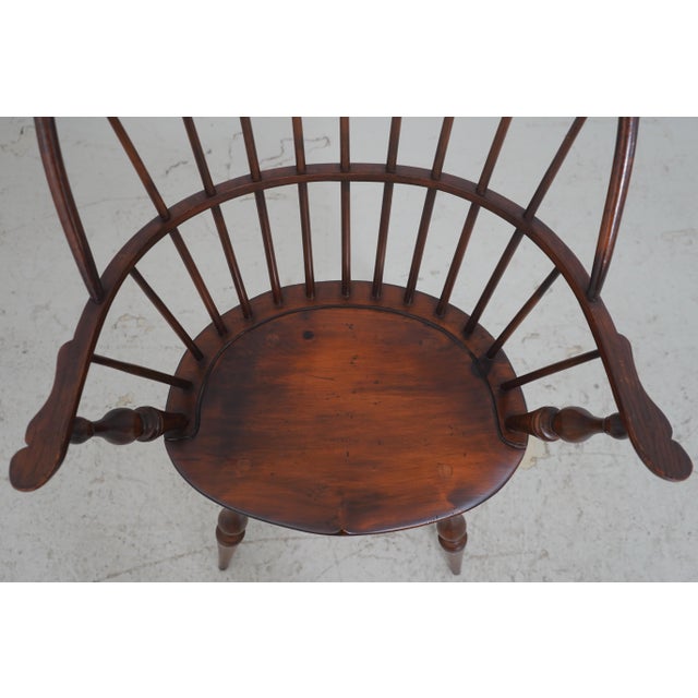 Set of 6 Dr Dimes Windsor Loop Back Dining Room Chairs For Sale In Philadelphia - Image 6 of 18