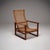 Brown Set of The Runner Chair and Foostool attributed to Børge Mogensen for Frederica Stolefabrik, 1950s For Sale - Image 8 of 16