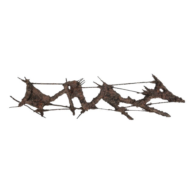 Mid-Century Wall Sculpture by Pia Manu, Belgium 1960s For Sale