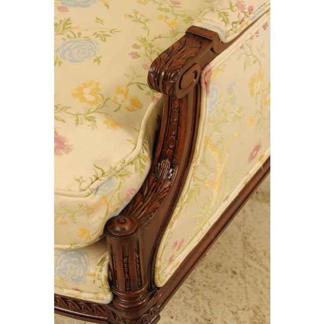 Meyer Gunther French Louis XVI Upholstered Loveseat For Sale - Image 14 of 18