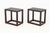 Karl Springer Karl Springer Attr. Maroon Leather End Tables, Pair For Sale - Image 4 of 7