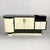 Paper Art Deco Sideboard in Parchment and Black Lacquer, 1930s For Sale - Image 7 of 7