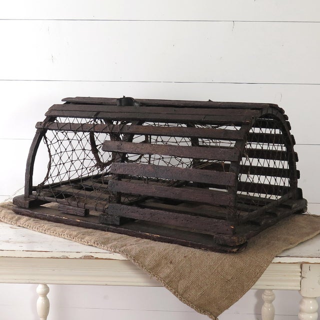 Vintage Lobster Trap Chairish