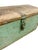 Antique Green Flat Topped Chest, 1890s For Sale - Image 5 of 12