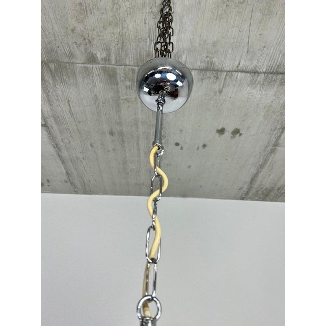 Glass Mid-Century Modern Hanging Lamp attributed to Toni Zuccheri for VeArt, 1970s For Sale - Image 7 of 13