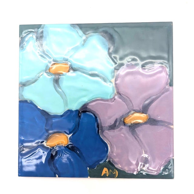Vintage H & R Johnson Tile Trivet For Sale - Image 10 of 12