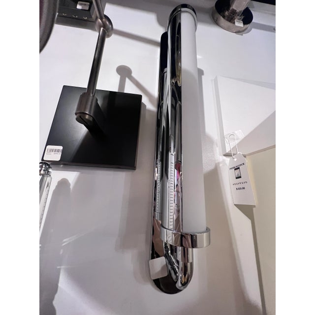 The SONNEMAN Lighting Bauhaus Revisited Klammer LED Wall Sconce presents the Industrial Modernist ethos with a...