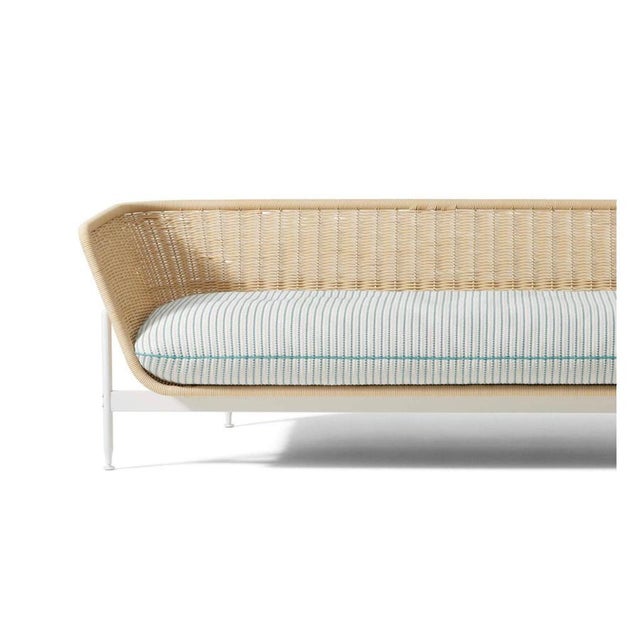 Esosoft Outdoor Sofa in Rattan and Stainless Steel by Antonio Citterio For Sale - Image 3 of 9