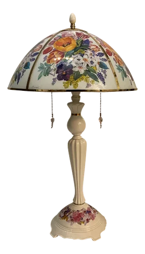 Flower Table Lamp by Ursula Band for The Bradford Exchange, 2000s