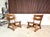 This pair of high-quality rustic design fireplace chairs was manufactured in the Netherlands during the 1960s. These...