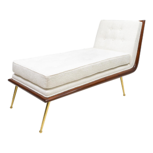 Vintage Chaise-Lounge in the Robsjohn Gibbings Manner