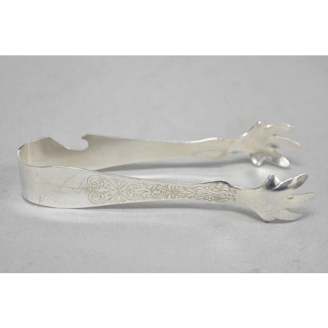 Mid 20th Century Mid Century Modern Sheffield Silver Plated Reticulating Hinge Ice Bucket W Tongs For Sale In Philadelphia - Image 6 of 15
