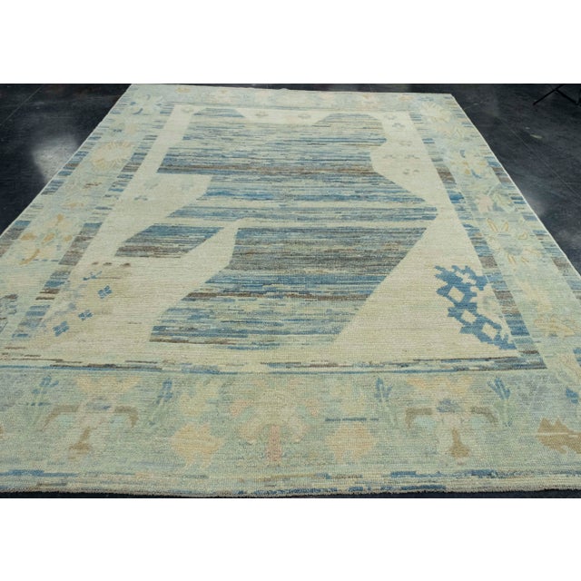 Turkish Oushak Rug 9' x 11'6" #18534 Explore a curated collection of hallway runners, wool rugs, and handmade masterpieces...