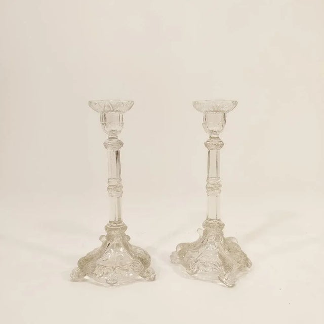 Late 19th Century Candleholders from Vallerysthal & Portieux, Set of 2 For Sale - Image 8 of 8