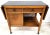 MCM Walnut Rolling Sideboard Buffet Bar Cart by Kroehler For Sale - Image 9 of 9