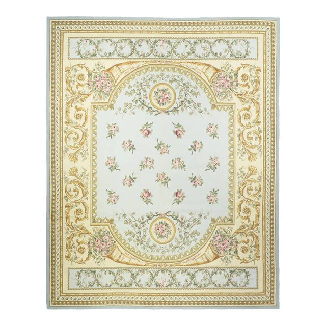 Aubusson Rug 7'9'' X 9'11'' For Sale