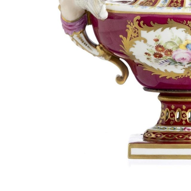 French Porcelain Perfume Bottle For Sale - Image 3 of 6