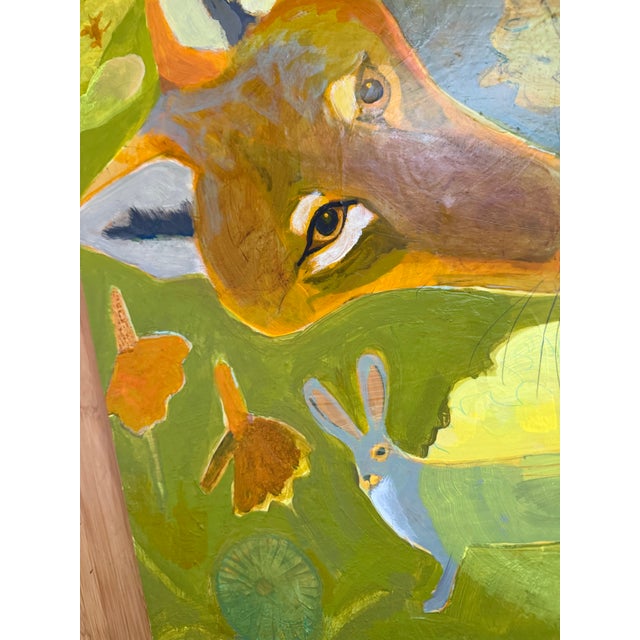 “Coyote Eye View” a High Desert Painting by LWren Walraven For Sale In Santa Fe - Image 6 of 7