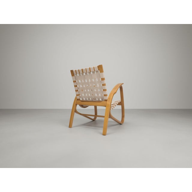 Modern Sculptural Bentwood Lounge Chair by Jan Vaněk for Up Zavody, 1930s For Sale - Image 3 of 18