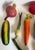 Rustic European Set of 14 Vintage Hand-Painted Papier-Mâché Vegetable Collection For Sale - Image 3 of 9