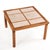 Italian Olive Wood and Travertine Dining Table, C. 1960 For Sale - Image 4 of 7