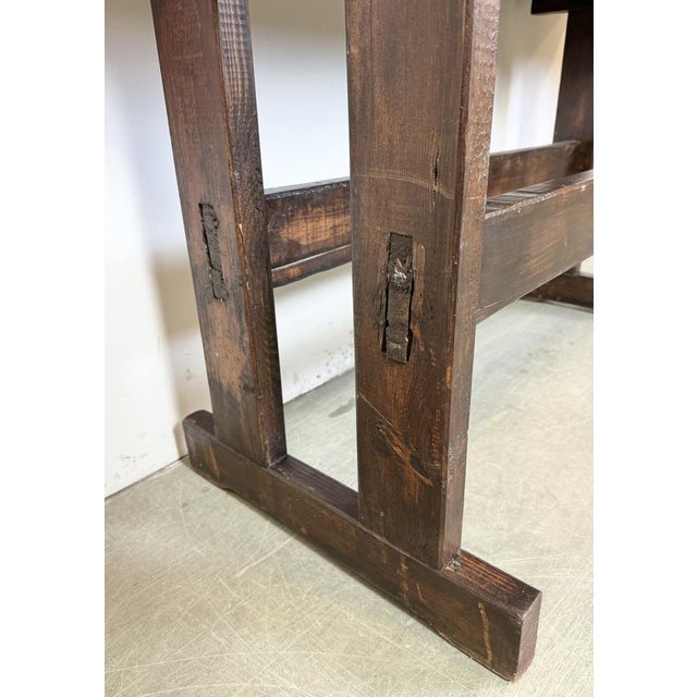 Vintage Industrial Carpenters Workbench, 1950s For Sale - Image 14 of 16