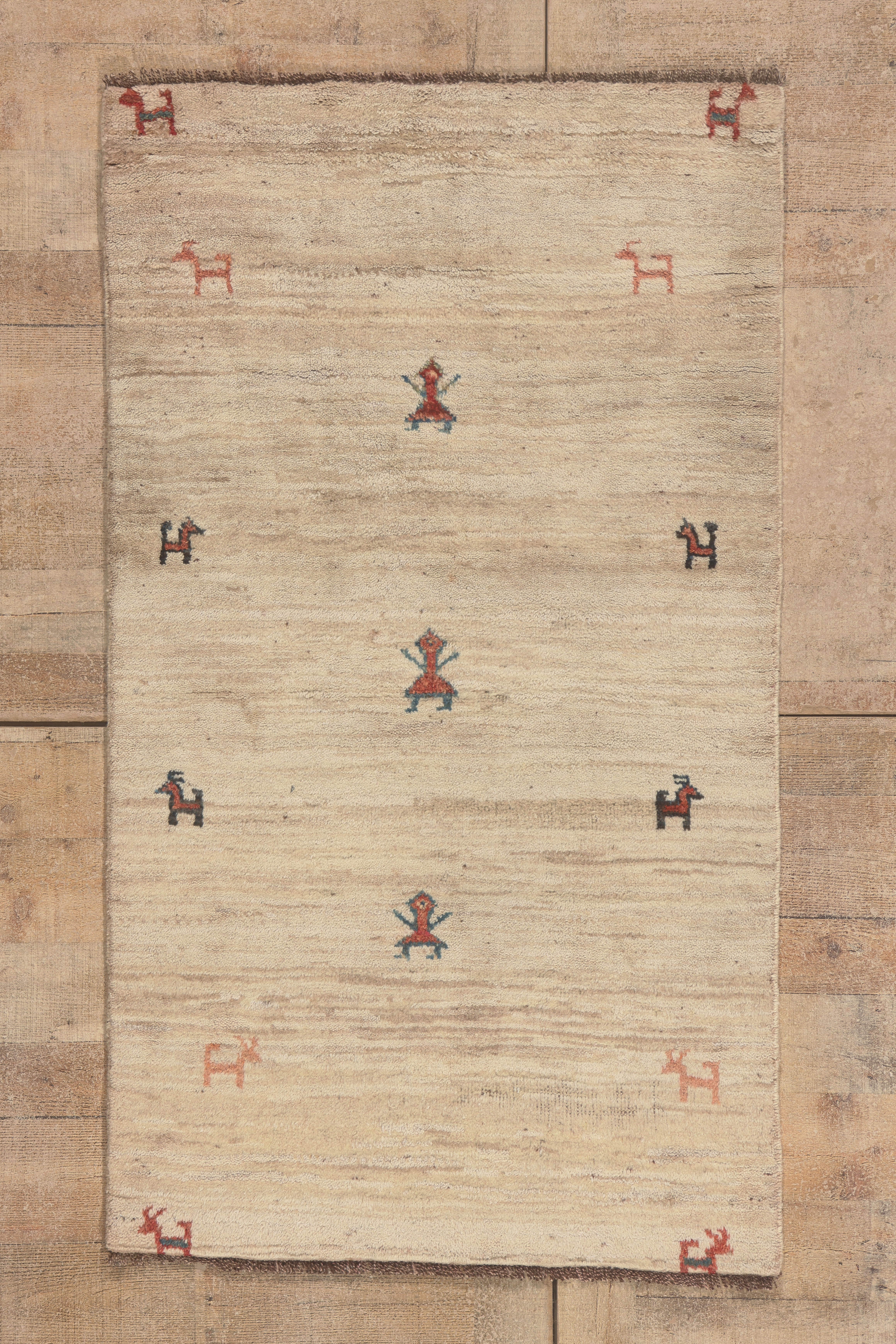 Vintage Persian Gabbeh Rug, 02'11 X 05'02 For Sale - Image 10 of 10