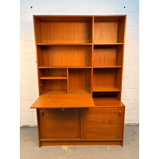 Wood 1960s Danish Teak Bookcase by Domino Møbler For Sale - Image 7 of 16