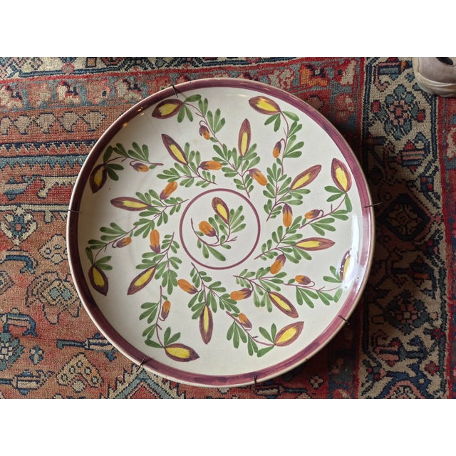 Large Vintage Wall Plate, 1950s For Sale - Image 6 of 11