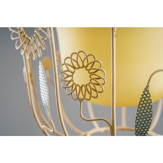 Ceiling Light in Brass and Glass by Gunnar Eklöf for Corona, 1940s For Sale - Image 9 of 18