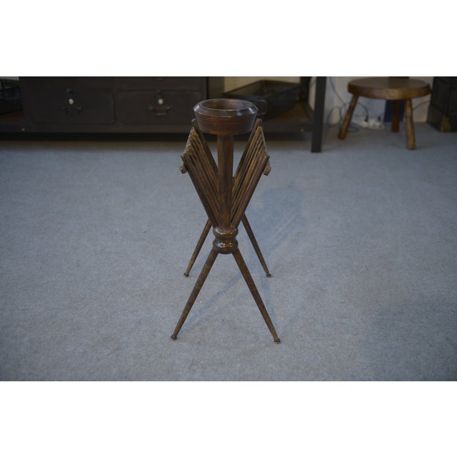 Mid-Century Modern Beech Magazine Rack, 1960 For Sale - Image 3 of 10