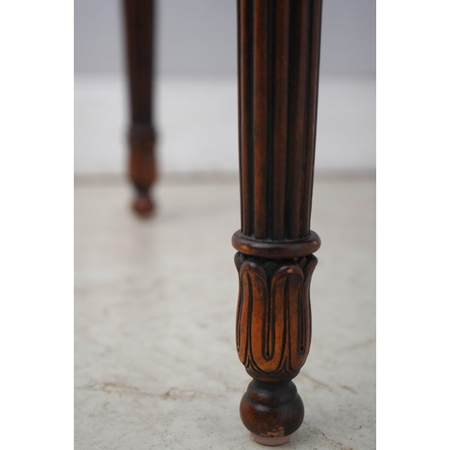 Theodore Alexander Mahogany Leather Desk & Chair For Sale - Image 11 of 18