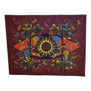Jean Picart Le Doux — Le Soleil Et La Vigne Contemporary Tapestry For Sale