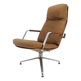 Preben Fabricius and Jørgen Kastholm Office Chair Model Fk86, 1968 For Sale