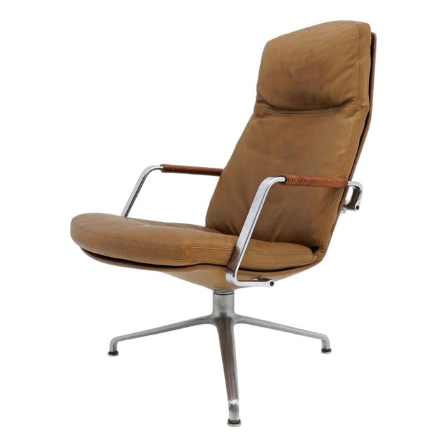 Preben Fabricius and Jørgen Kastholm Office Chair Model Fk86, 1968 For Sale