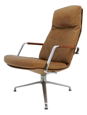 Preben Fabricius and Jørgen Kastholm Office Chair Model Fk86, 1968