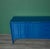 1970s Mid Century Modern High Gloss Blue Lacquered Dresser For Sale In Miami - Image 6 of 10