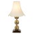 Large Brass Chinoiserie Table Lamp | Pagoda Base For Sale - Image 9 of 9