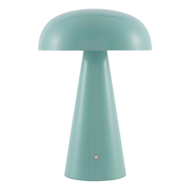 Umbra Accent Table Lamp Turquoise For Sale
