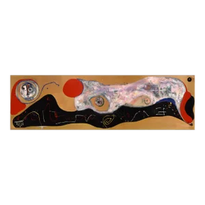 "The Playful Journey" Abstract Composition Acrylic on Copper by Stephen Schulz