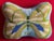 Mid-Century Modern Needlepoint Butterfly Pillow For Sale - Image 9 of 10