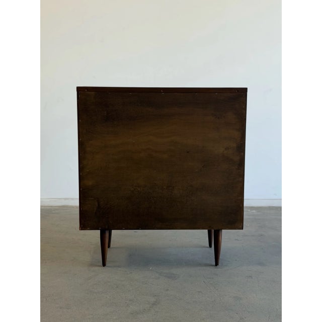 1960s Louvered Walnut Highboy For Sale - Image 11 of 16