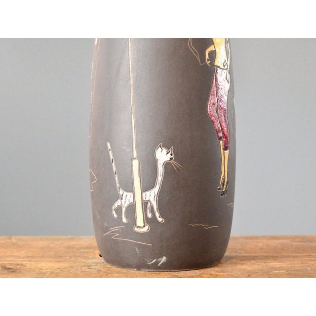 Handmade Ceramic Paris Pitcher by Keto Keramik, 1950s For Sale - Image 3 of 9