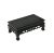 Asian 9" Brown Feather Pattern Rectangular Wood Display Stand Riser Easel For Sale - Image 3 of 7