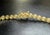 5.40 carat Bezel Set Natural Diamond Tennis Bracelet in 18K Yellow Gold For Sale - Image 4 of 7