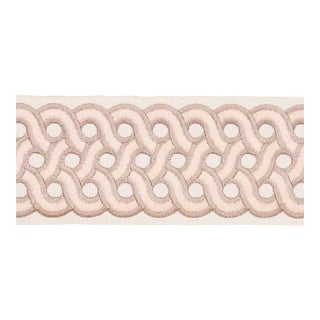 Schumacher X Timothy Corrigan Mandeville Tape in Blush For Sale