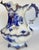 In classic blue and white flow blue with gold accents, Val's Dollhouse is proud to present this antique piece of fine...