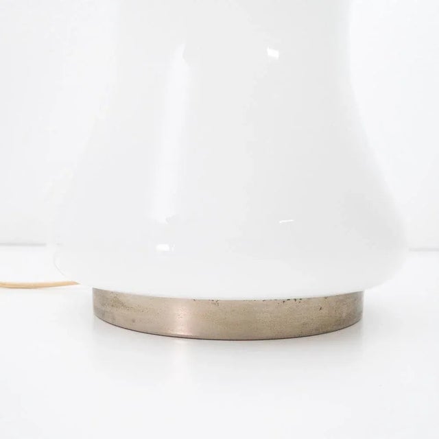 Metal Murano Glass Table Lamp, Italy, 1970s For Sale - Image 7 of 10