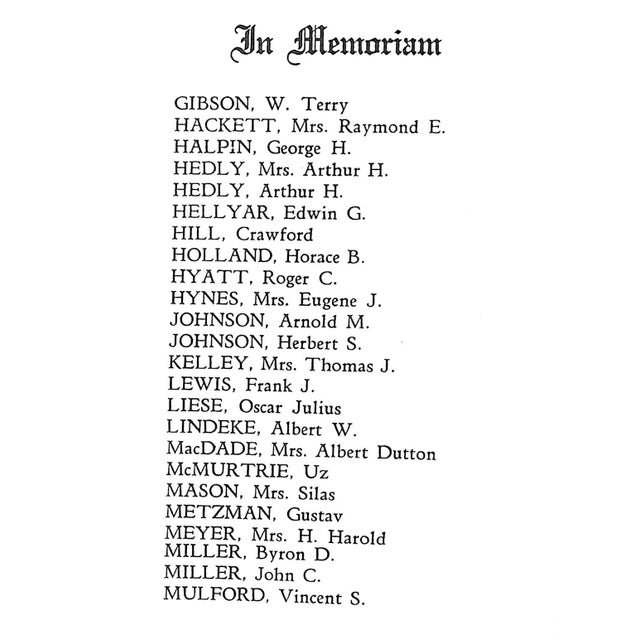 [84] pp. Privately Printed 1961 6 1/2" x 4 3/4" String-tied The Everglades Club is a social club in Palm Beach, Florida....